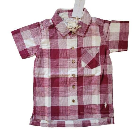 Well Dressed Wolf Berry Plaid Shirt.